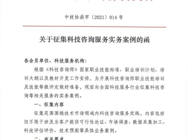 关于我公司技术咨询服务的正式函件